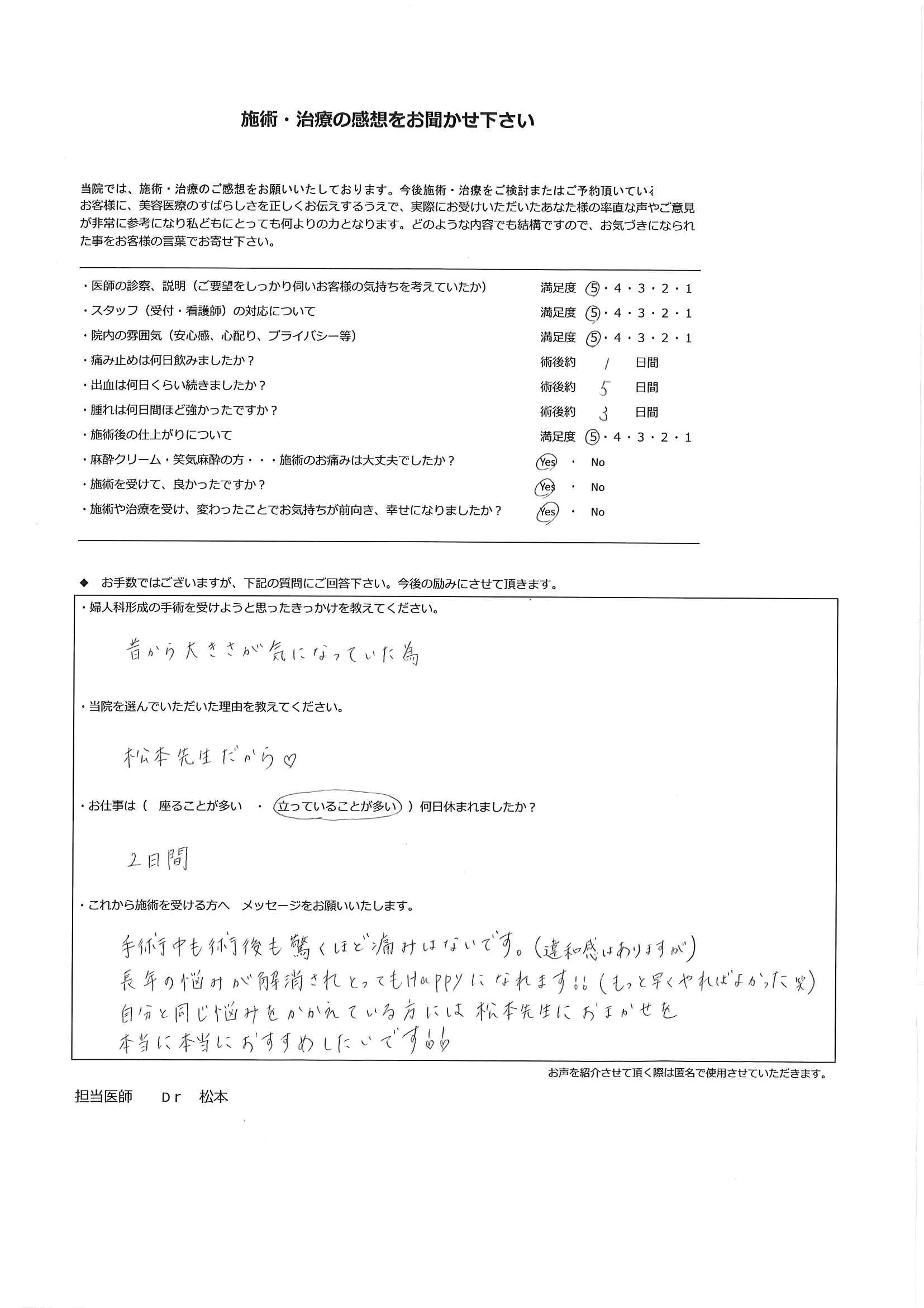 患者様のお声54